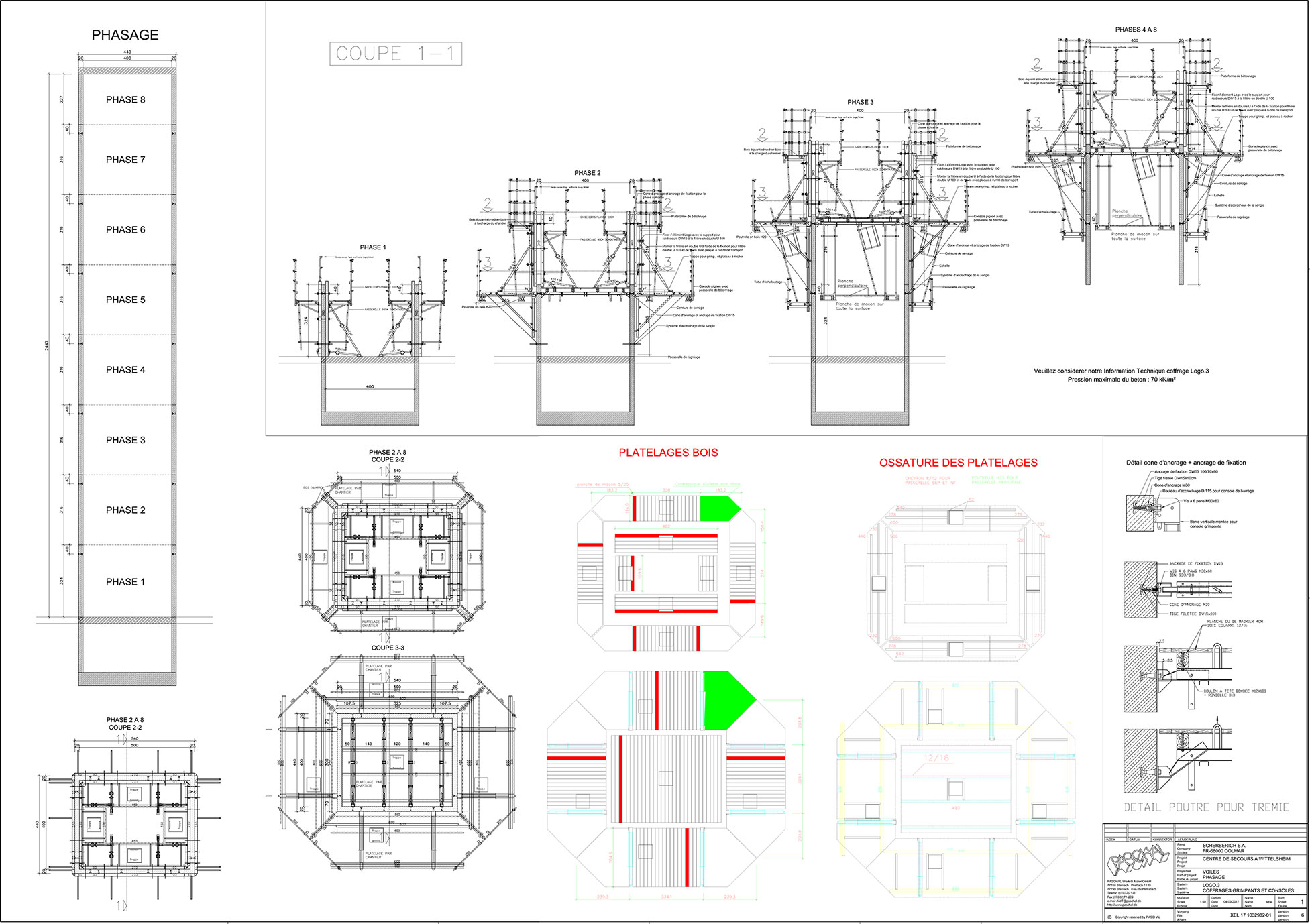 Detailed formwork planning with PASCHAL-Plan pro