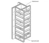 Formwork planning of the concrete columns