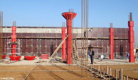 Steel circular column formwork