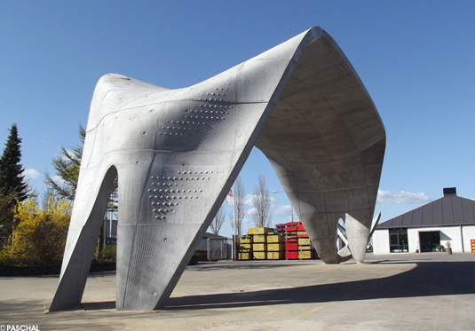 Reinforced concrete construction at PASCHAL plant in Aarhus