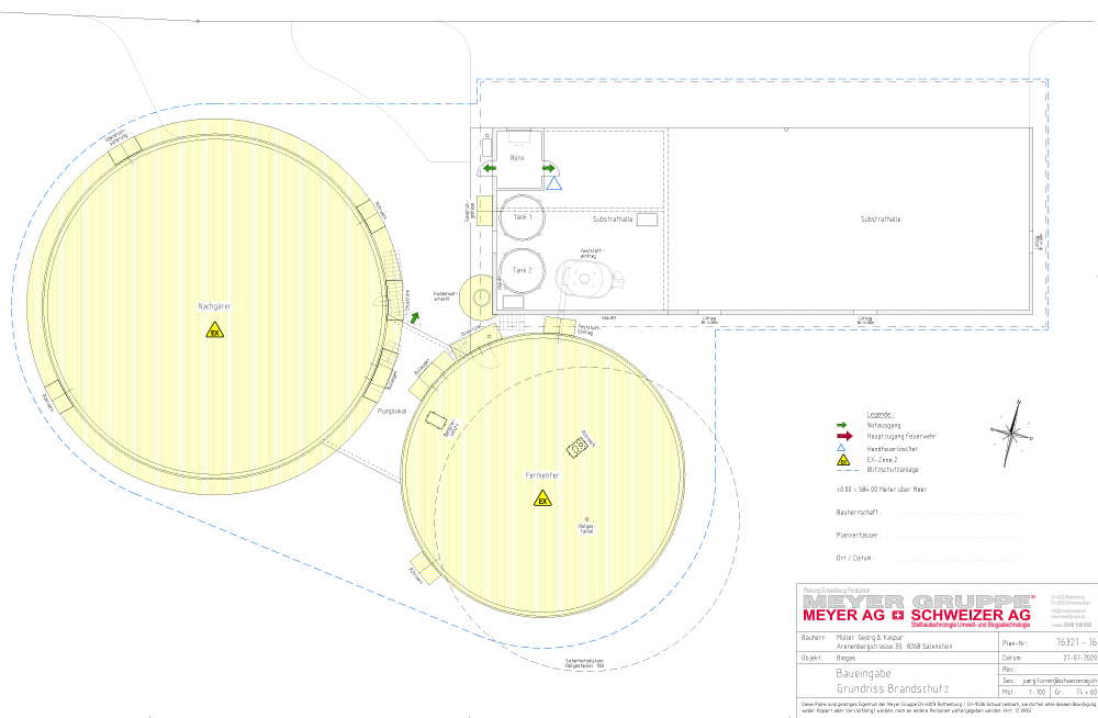 Planning documents of the biogas plants