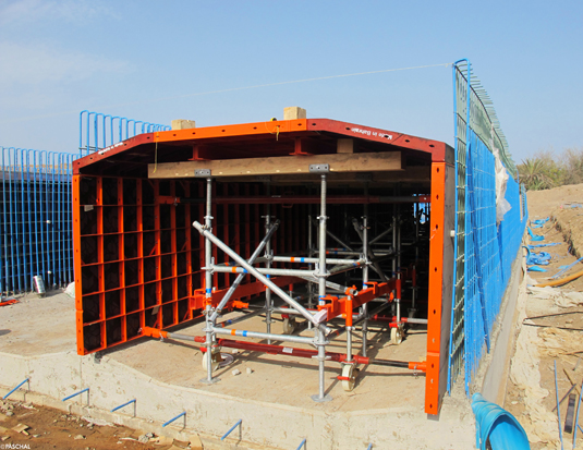 fomwork carriage made of Modular formwork