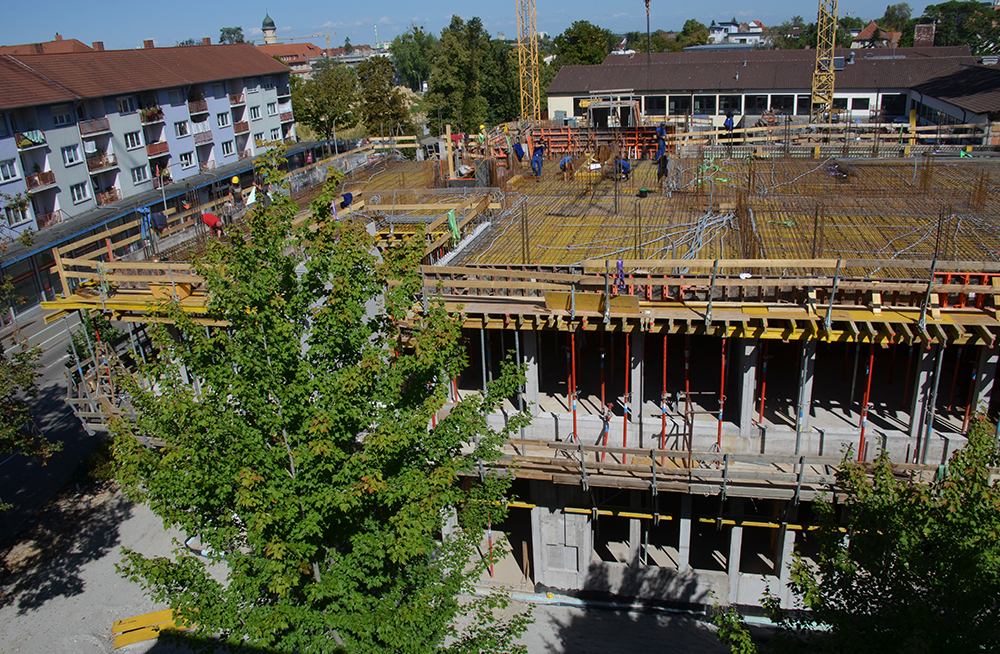 Construction work at the industrial and technical school in Offenburg
