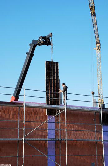 Shell construction with formwork