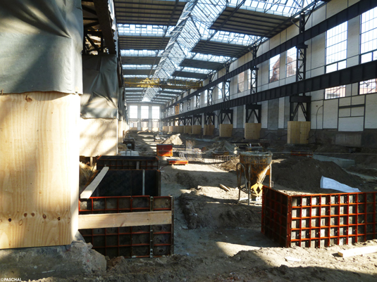 construction site with formwork