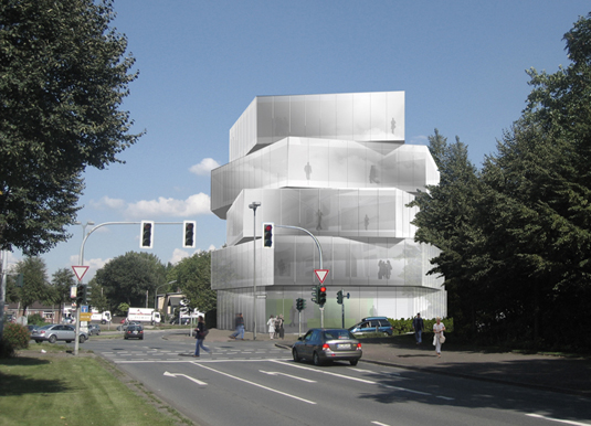 Visualisation of the modern building