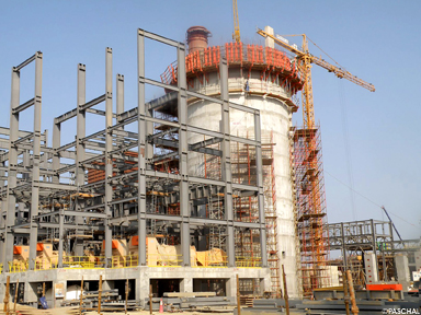 Ore Processing Plant build with TTR circular formwork