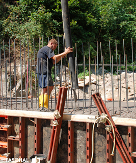 Foundations formed with LOGO.3 formwork