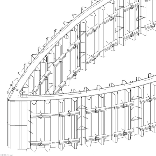 formwork schematic (cross section)