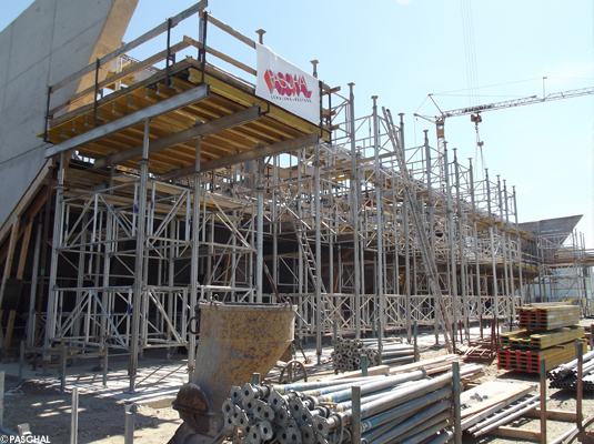 scaffold towers from aluminium shoring system GASS