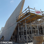 Company building under construction