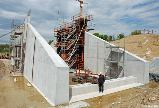 culvert construction made with PASCHAL formwork