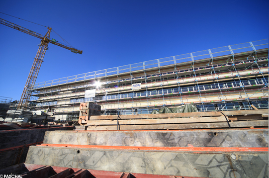 space-saving stored formwork