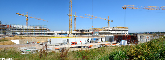 large school complex built in Holzkirchen