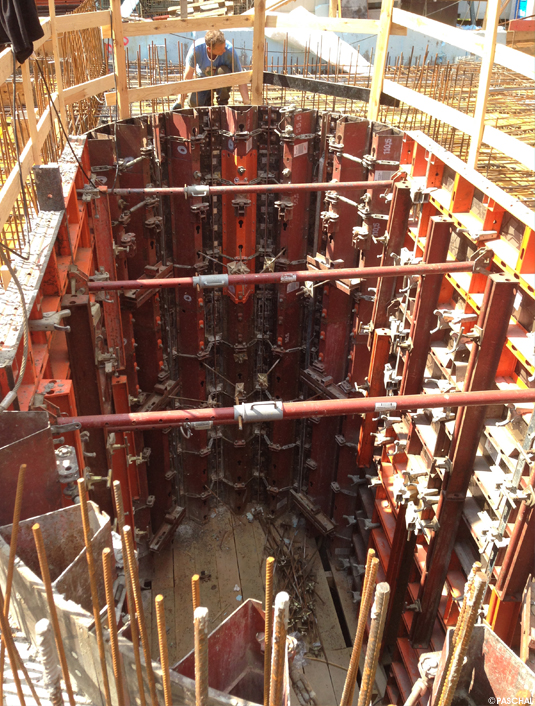 TTR formwork in direct combination with LOGO.3 formwork