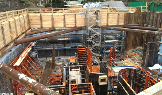 PASCHAL formwork systems in place