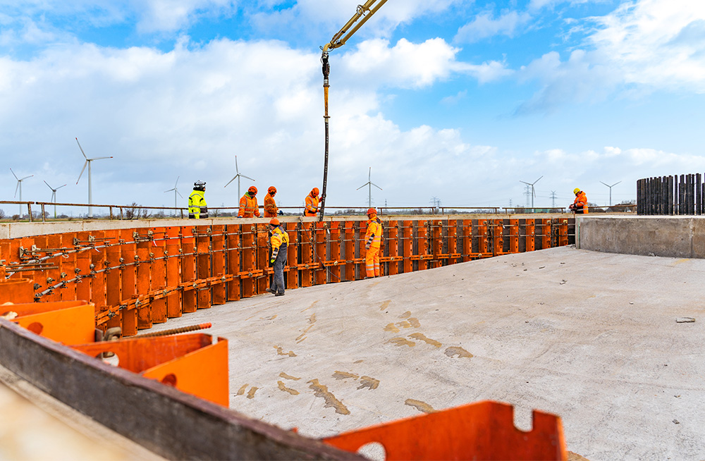 Formwork for foundations for wind turbines
