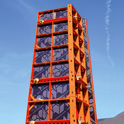 Modular column formwork adjustable