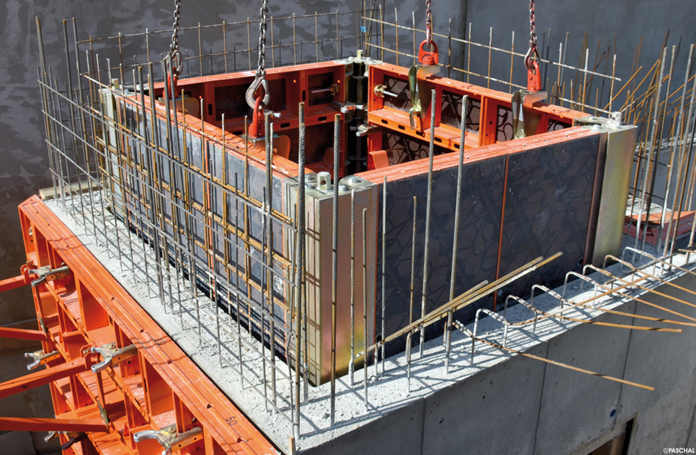 formwork for lift shafts
